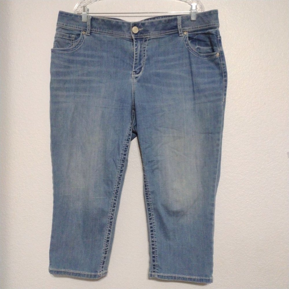 Lane Bryant Genius Fit | Sz: 20 | Denim Capris Pants